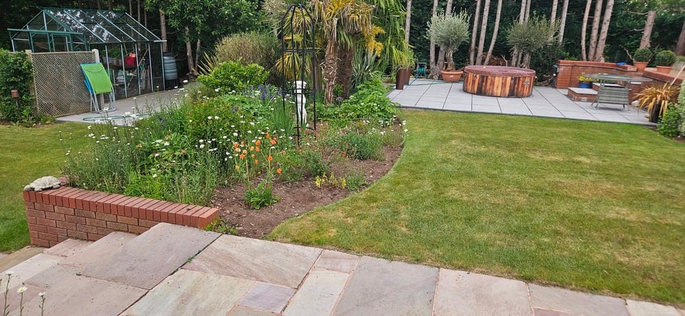 garden pathway installation