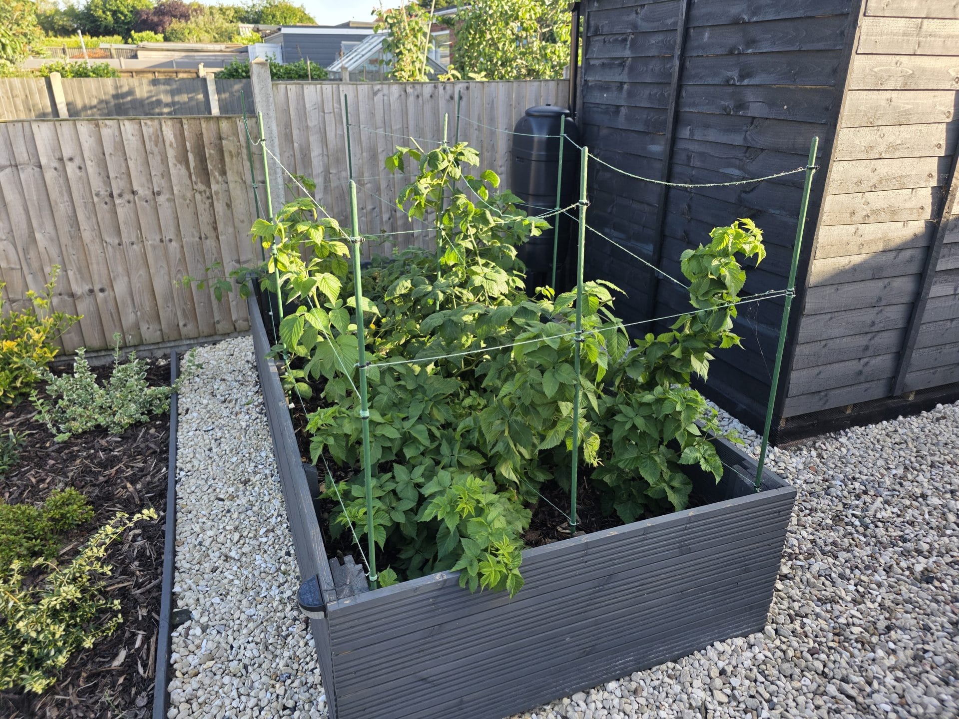 Fencing Kidderminster – raised planters and modern fence line
